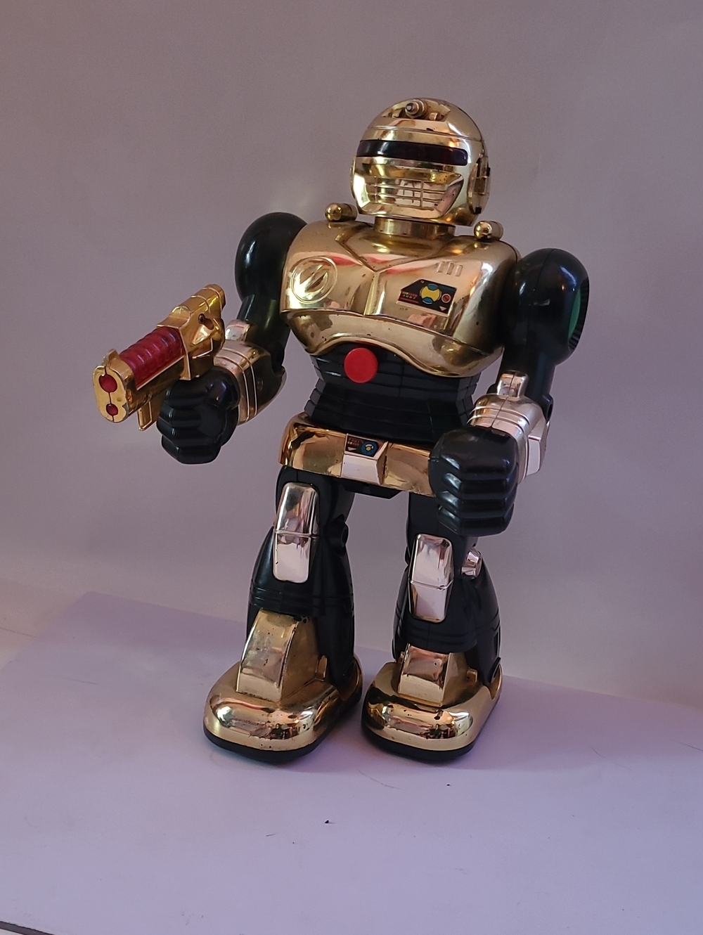 Gold and Black Robot Action Toy - Kids Toys